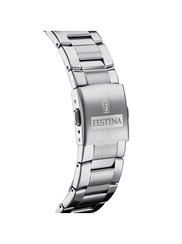 Festina Analoguhr für Herren in silber