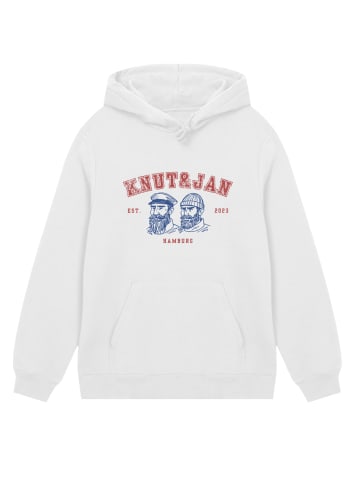 F4NT4STIC Hoodie Knut & Jan Hamburg Vintage Seemänner in off-white