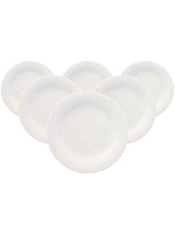 Villeroy & Boch 6er Set Speiseteller New Cottage Basic ø 26,8 cm weiß in weiß