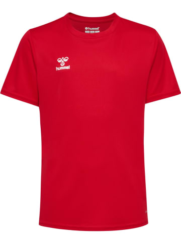 Hummel Kinder Sportshirt "Hmlessential Jersey S/S Kids" in Rot