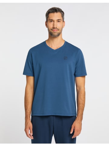 Joy Sportswear V-Neck Shirt MANUEL in azur blue