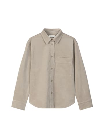 Marc O'Polo Samt-Overshirt relaxed in chalky mauve