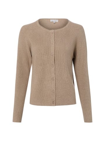Marie Lund Strickjacke in taupe - 0003
