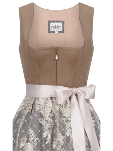 Nübler Midi Dirndl Geelke in Braun