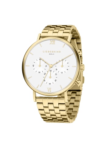 LIEBESKIND BERLIN Armbanduhr Modern Chronograph in gold
