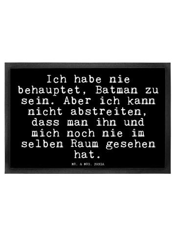 Mr. & Mrs. Panda Fußmatte Ich habe nie behauptet,... mit Spruch in Schwarz