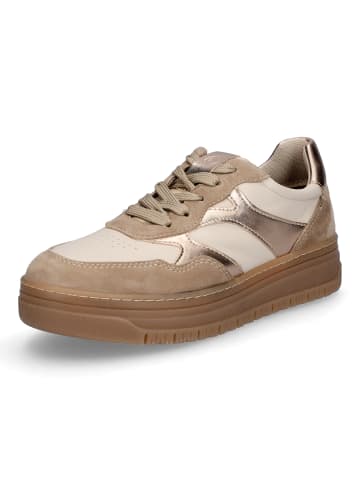 Tamaris Sneaker in Beige Metallic