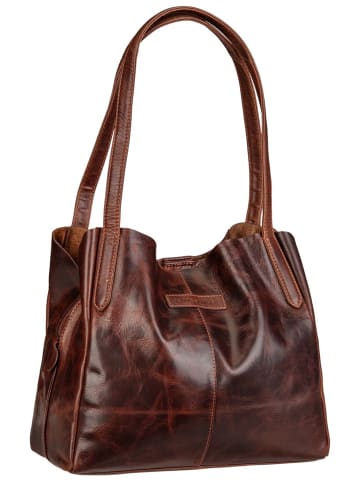Greenburry Handtasche Rugged Hobo Shopper in Teak Brown