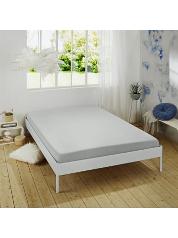 REDBEST Single-Jersey Spannbettlaken Denver in silber