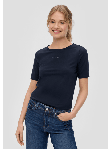 s.Oliver T-Shirt kurzarm in Blau