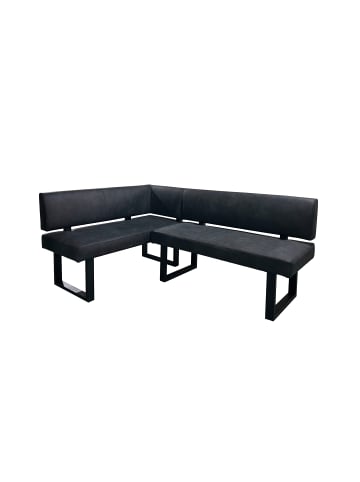 byLiving Eckbank VANCOUVER in Vintage anthrazit - 125 x 181,5, H 86 cm