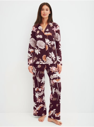 Calida Pyjama in black cherry