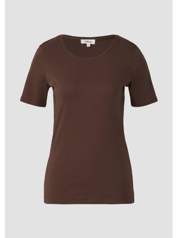 s.Oliver T-Shirt in 8828_mokka