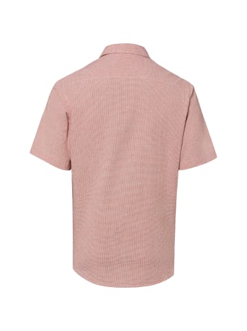 Nils Sundström Hemd in rot beige - 0005