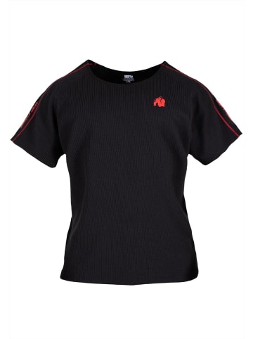 Gorilla Wear T-shirt - Buffalo old school workout top - Schwarz/Rot