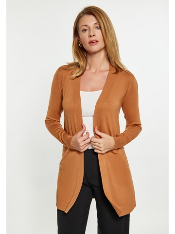usha BLACK LABEL Damen Cardigan in KAMEL