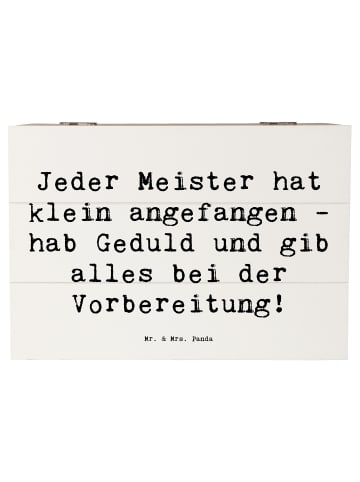 Mr. & Mrs. Panda Box Spruch Wettkampfvorbereitung meistern mit S... in Weiß
