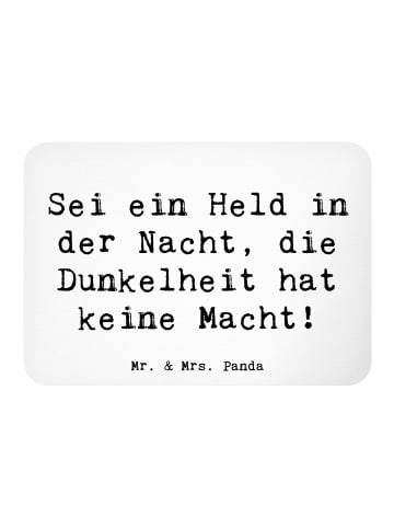 Mr. & Mrs. Panda magnet Spruch Angst vor Dunkelheit überwinden m... in Weiß