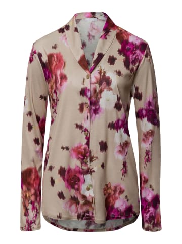 Hanro Pyjamaoberteil Olivia in flower art print