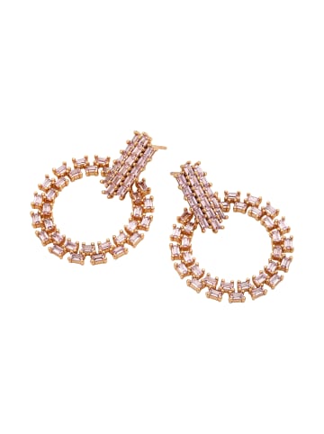 NAEMI Women Earrings in Rose Gold Lilac