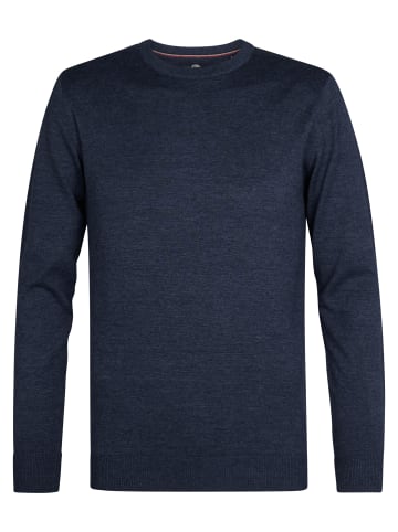 Petrol Industries Plus Size Pullover mit Rundhalsausschnitt Rhinelander in Blau