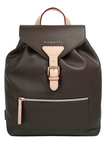 Bugatti Rucksack ELLA Kunstfaser in dunkelbraun