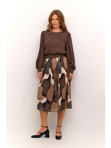 CULTURE Jerseykleid CUcarly Relaxed fit in Brown Art