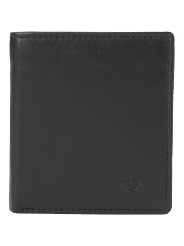 VLD VOi Leather Design Soft Uli Geldbörse RFID Leder 8 cm in schwarz