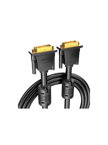 Vention DVI zu DVI Kabel DVI-D 24+1 Adapterkabel 1.5 Meter in Schwarz