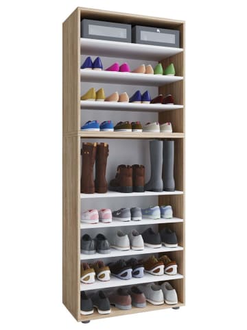 ebuy24 Schuhschrank XXL Lona 21 Eiche 70 x 37 cm