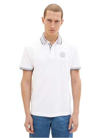 Tom Tailor Poloshirt BASIC in Weiß