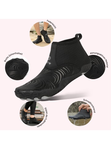 DOTALES GripStep Barfußschuhe in  Schwarz 36