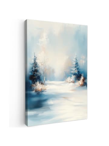 MuchoWow Leinwand bilder Winterwald (BxH)