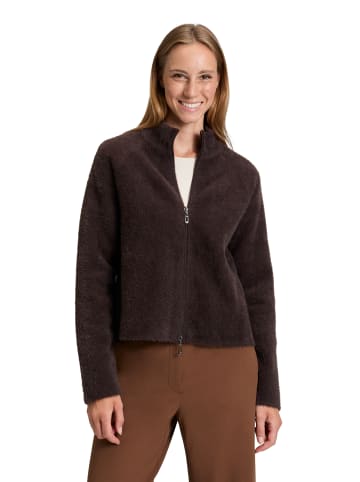 Betty Barclay Strick-Cardigan mit Reißverschluss in Light Maroon