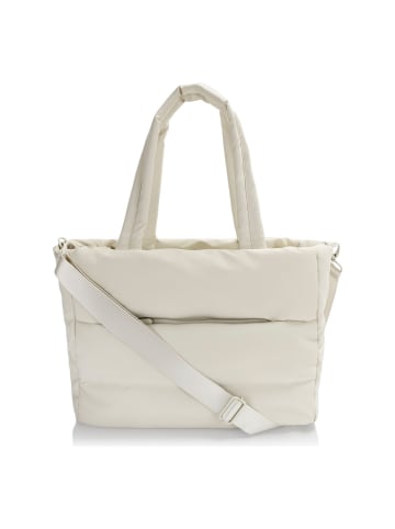 Heys Puffer Shopper Tasche 43 cm Laptopfach off white