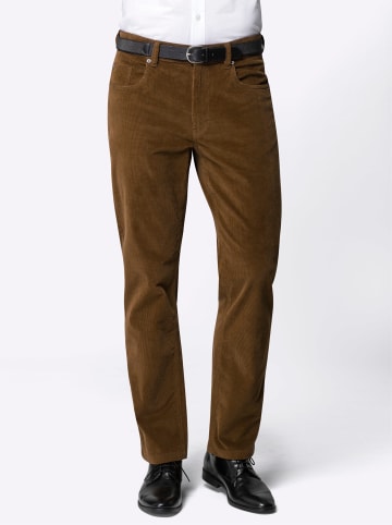Sieh an! Cord-Hose in cognac