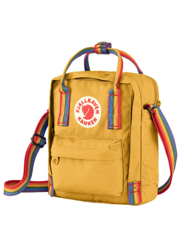 FJÄLLRÄVEN Kanken Rainbow Sling - Umhängetasche 20 cm in ochre-rainbow pattern