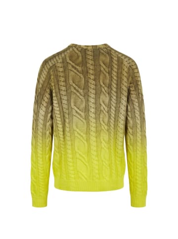 Grün Wolle Herren Pullover