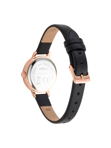 s.Oliver Quarzuhr SO-4537-LQ in Rotgold