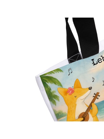 Mr. & Mrs. Panda Tasche Waldtiere Aloha Design mit Spruch in Weiß