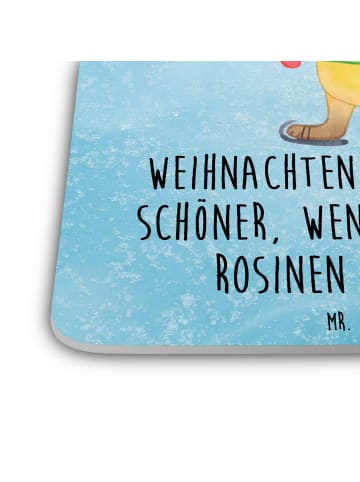 Mr. & Mrs. Panda Tassenuntersetzer Fuchs  Schlittschuhe mit Spruch in Eisblau