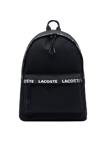 Lacoste Neocroc - Rucksack 14" 41 cm in tape noir