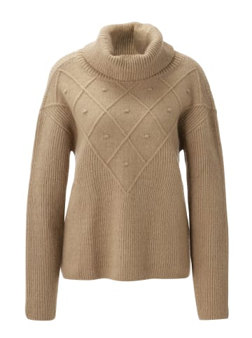 Aniston CASUAL Strickpullover in camelfarben