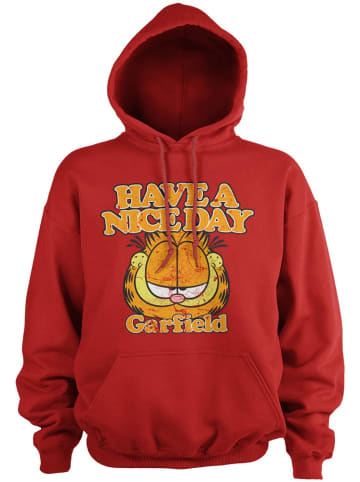 Garfield Hoodie in Rot