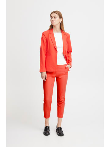 ICHI Hose IHLEXI Classic fit in Poppy Red