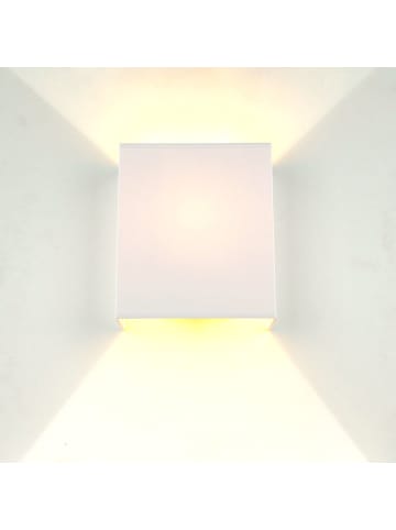 Licht-Erlebnisse Wandlampe (B)21 x (H)24 cm in WeißWeiß