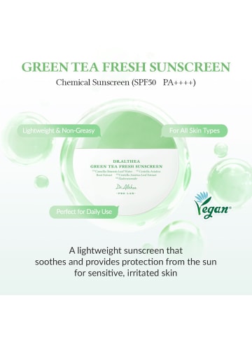 Dr. Althea Sonnenschutz Green Tea Fresh Sunscreen SPF 50+ PA++++, 45 ml