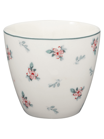 Greengate Latte Cup JALIA Weiß mit Blumen