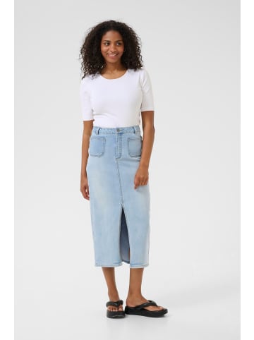 Kaffe Denimrock KAkarla Tight fit in Light Blue Washed Denim