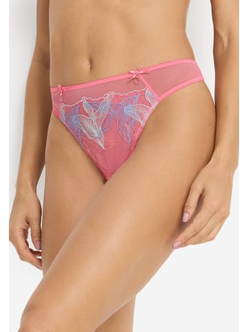 LASCANA String in pink-multicolor